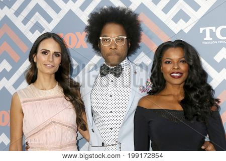 LOS ANGELES - AUG 8:  Jordana Brewster, Johnathan Fernandez, Keesha Sharp at the FOX TCA Summer 2017 Party at the Soho House on August 8, 2017 in West Hollywood, CA