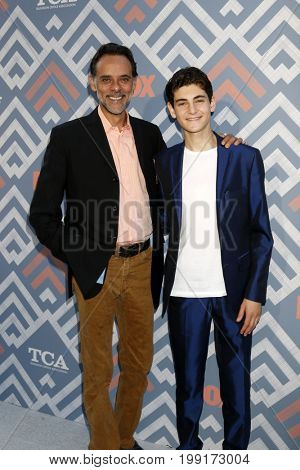 LOS ANGELES - AUG 8:  Alexander Siddig, David Mazouz at the FOX TCA Summer 2017 Party at the Soho House on August 8, 2017 in West Hollywood, CA
