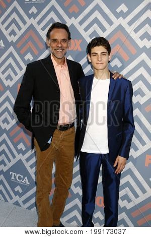 LOS ANGELES - AUG 8:  Alexander Siddig, David Mazouz at the FOX TCA Summer 2017 Party at the Soho House on August 8, 2017 in West Hollywood, CA