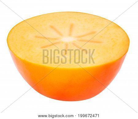 Persimmon Isolated On White Background
