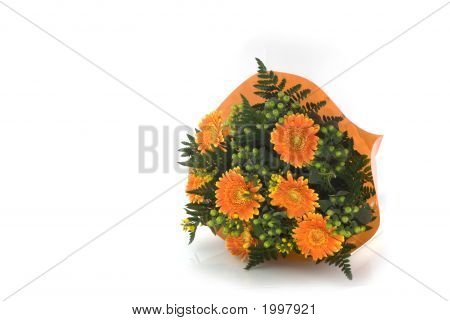 Oranžové kytice