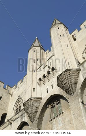 palace of popes in Avignon