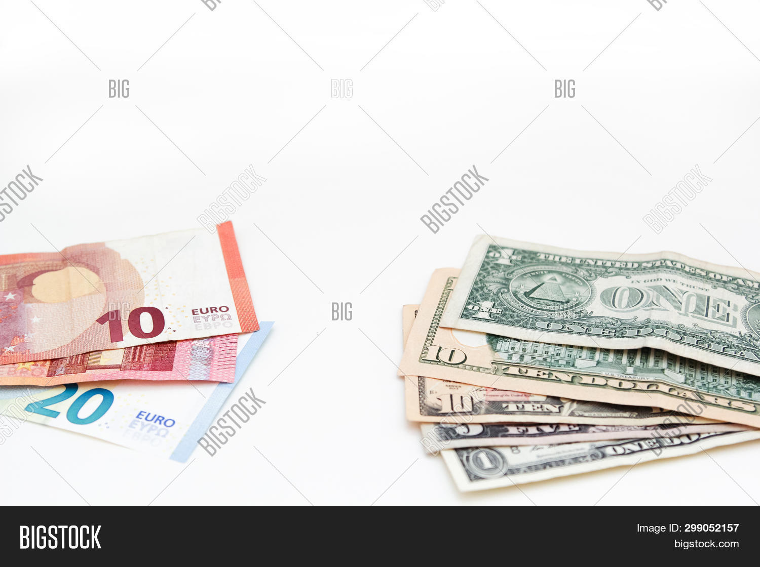 American Euro Dollars Image Photo Free Trial Stock American Euro Dollars Image Photo