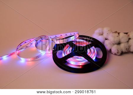 Led Strip Lighting, Led Strip For Decoration Of Interiors And Buildings