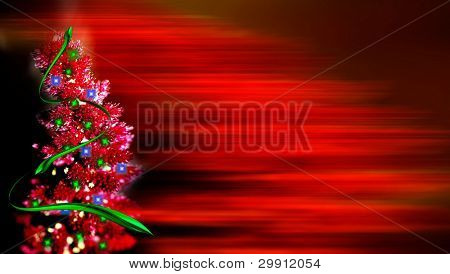 christmas tree with copyspace