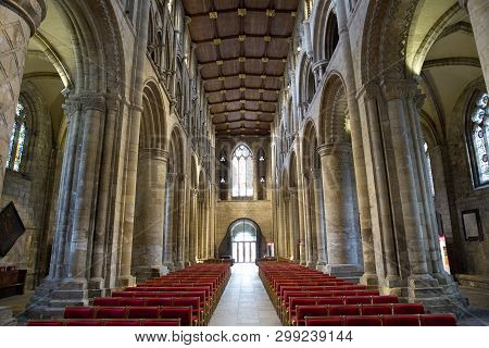 Selby, East Yorkshire, Uk, October 2013, View Of Selby Abbey