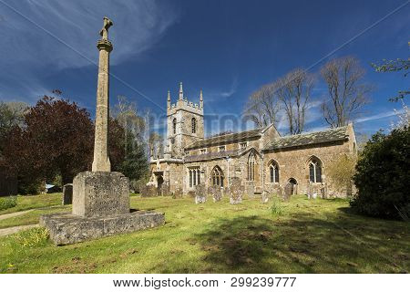 South Newington, Oxfordshire, England, 5th May 2016, View Of St Peter Ad Vincula Church