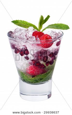 Cocktail con lampone