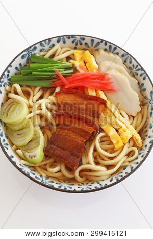Okinawan Cuisine Okinawa Soba In A Bowl