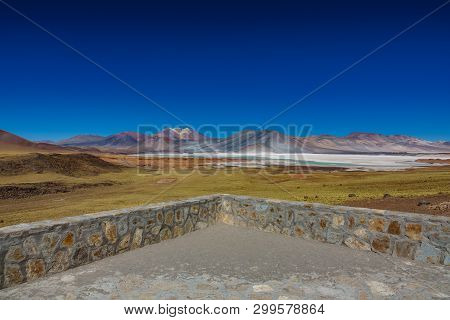 Viewpoint To Red Stones And Talar Salar Impressive Landscape