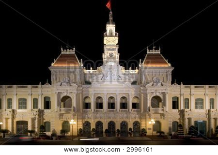Townhall Ho-Chi-Minh-byen, Vietnam