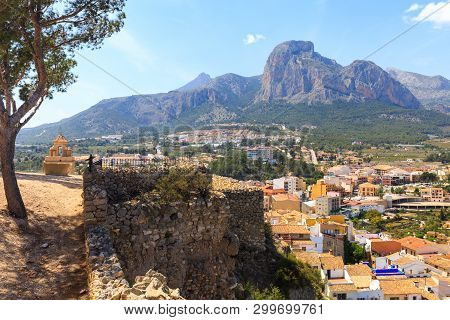 Beautiful Mountain Village Polop De La Marina, Spain