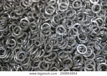 Metal Washers Grover Under Nuts Bolts Chrome