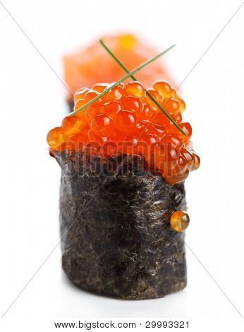 aprire sushi con caviale