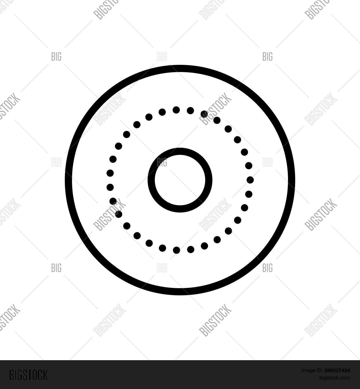 Line Icons Rounded Black Line Icon Round Vector & Photo (Free Trial) | Bigstock