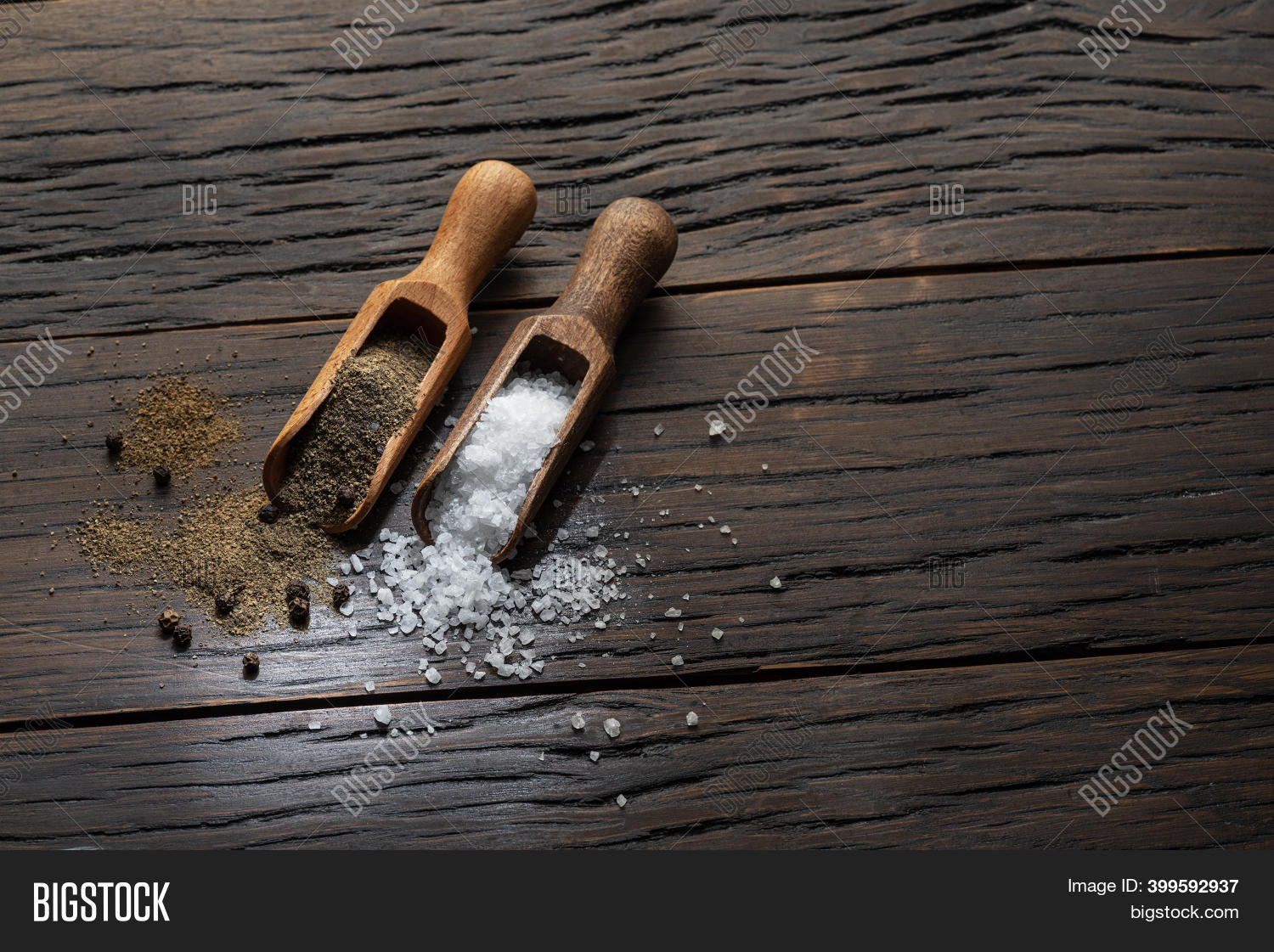 Sea Salt Ground Pepper Image & Photo (Free Trial) Bigstock