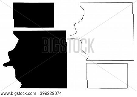 Brule And Bennett County, State Of South Dakota (u.s. County, United States Of America, Usa, U.s., U