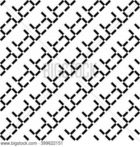 Seamless Pattern. Diagonal Rectangles Background. Linear Ornament. Angled Strokes Motif. Slanted Das