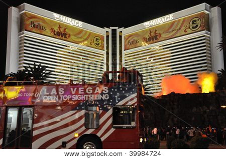 Vulcano al Mirage Hotel & Casinò di Las Vegas