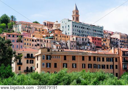 Old Town Of Ventimiglia, Italy, Liguria Region