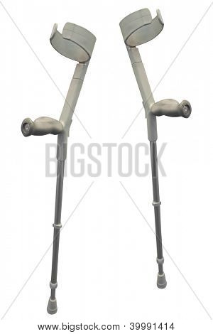 walking stick under thew white background