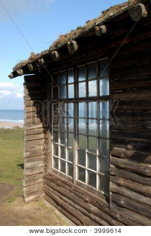Houten hut