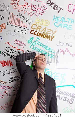 Stressed Out Business Man