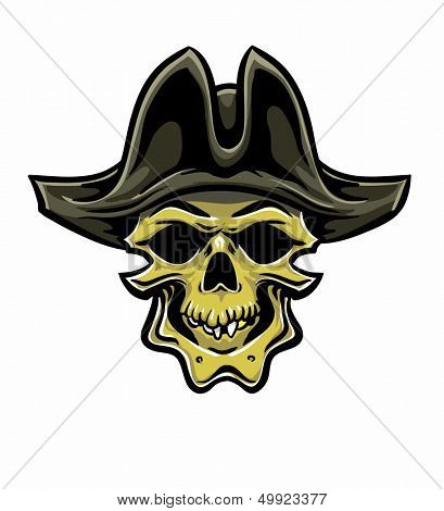 Skallywag Pirate Skull. Jpeg version.