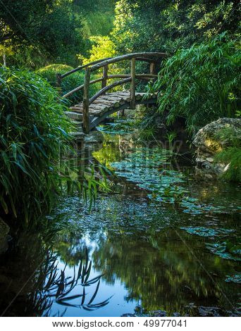 Wooden Bridge at Zelker Park