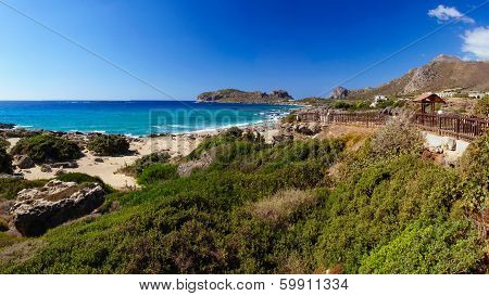 Falassarna, One Of The Most Beautiful Beaches Of Crete - Awarded As The Best In Europe