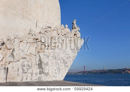 Monumento a los Descubrimientos in Lisbon Portugal