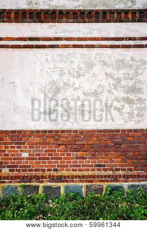 Red And White Wall Background