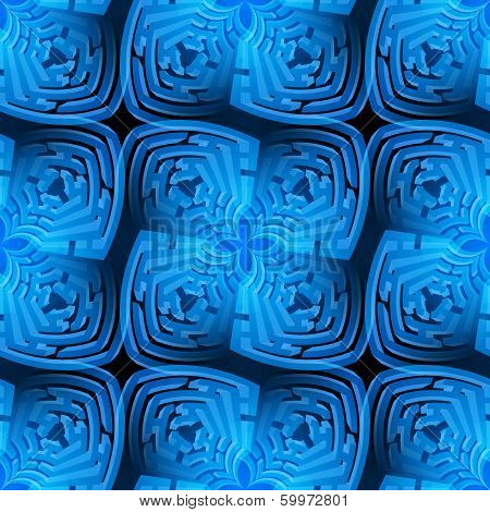 Abstract maze background