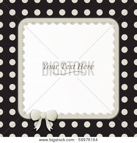 Square Polka Dot Frame
