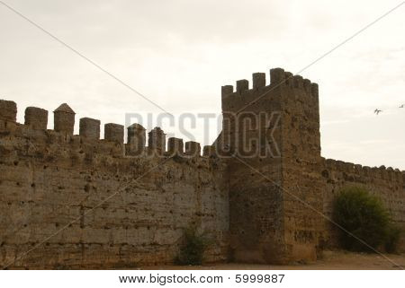 Cellah - gamle romerske palads og Necropolis nær Rabat, Marokko