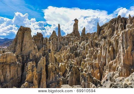 Valle De La Luna Near La Paz, Bolivia