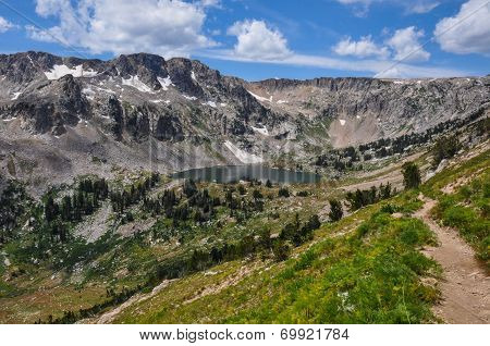 Paintbrush Canyon Trail In Grand Tetons National Park, Wyoming, Usa