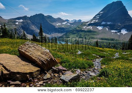 Hidden Lake Trail, Glacier National Park, Montana, Usa