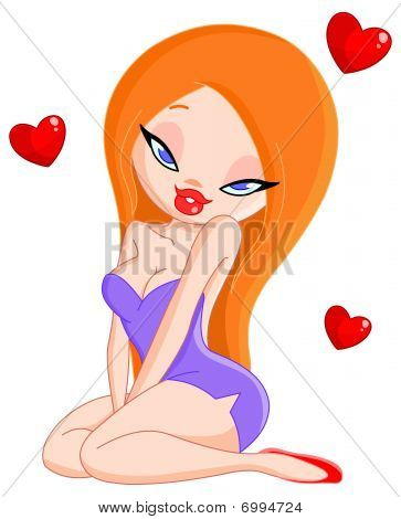 Inlove flicka