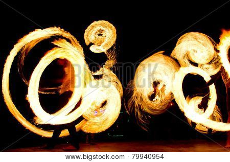 Gasoline Dance Orange Flames 