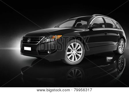 Comtemporary Car Elegance Vehicle Transportation Luxury Performance Concept