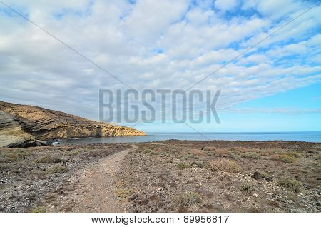 Volcanic Rock Basaltic Formation in Gran Canaria