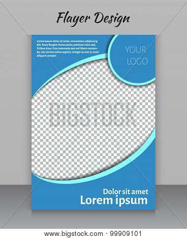 Abstract Colored Brochure Template For Your Business.
