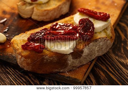 Bruschetta With Mozzarella