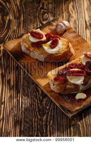 Bruschetta With Mozzarella