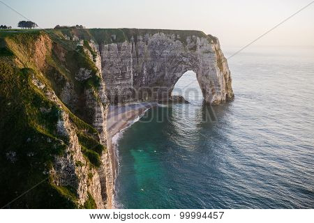 West coast of France. Etretat.