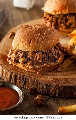 Homemade Bbq Sloppy Joe Sandwiches
