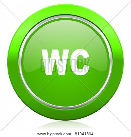 toilet icon wc sign