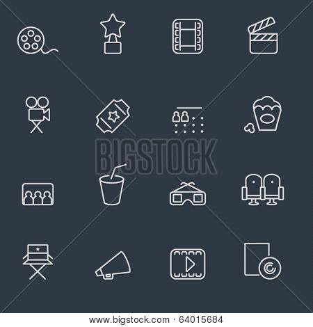 cinema icons 库存矢量图和库存照片 | bigstock