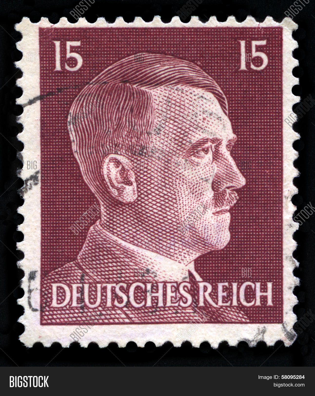 german reich postage stamp from 1942